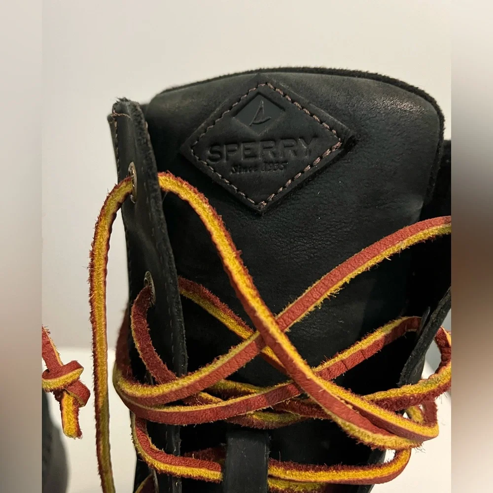 Women’s Sperry Saltwater Wedge Duck Boots Sz 9 - Picture 4 of 9